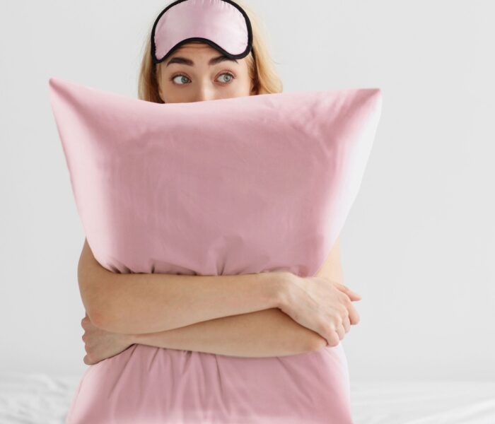Pink Pillow Holding