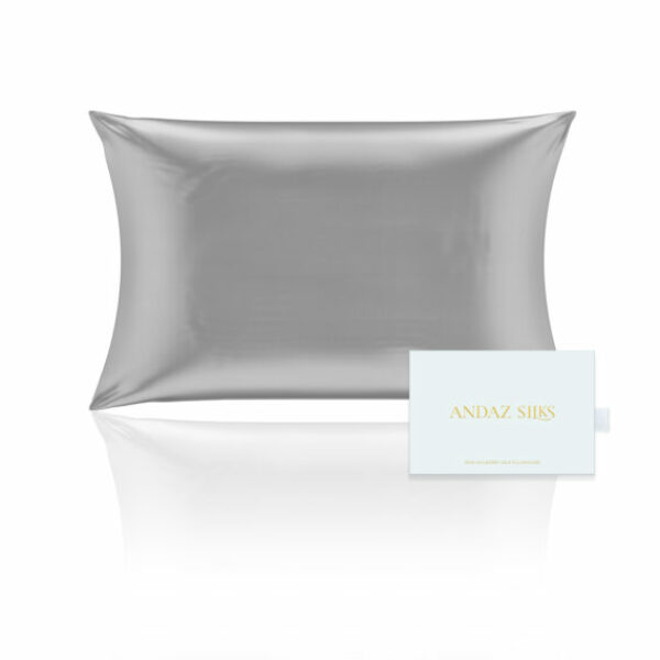 Andaz Silks- 100% Mulberry Silk Pillowcase- Queen